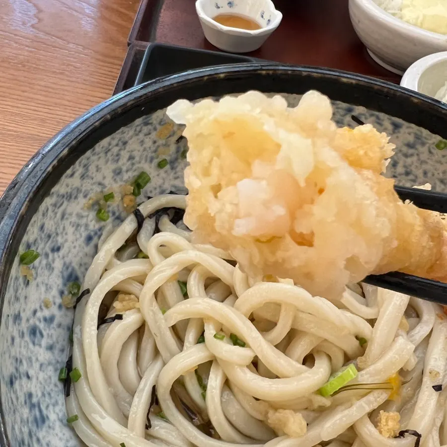 Imagen del set de ebi tempura udon