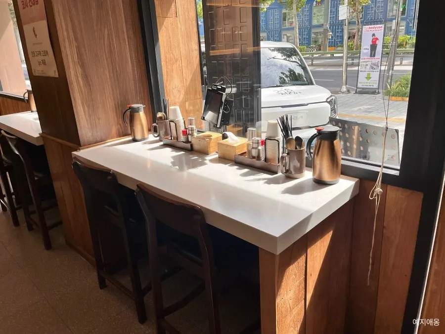 Ordering tablet placed at each table