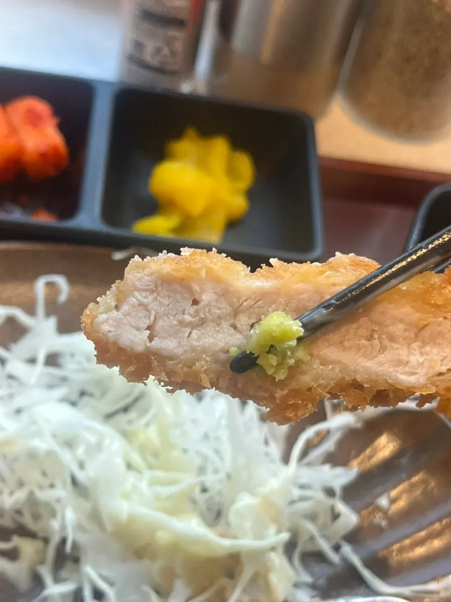 Last bite of cheese katsu at Kosi Seongsu Branch