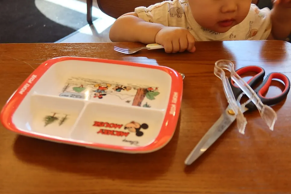 Lunch table with the baby at Kosi Seongsu Branch