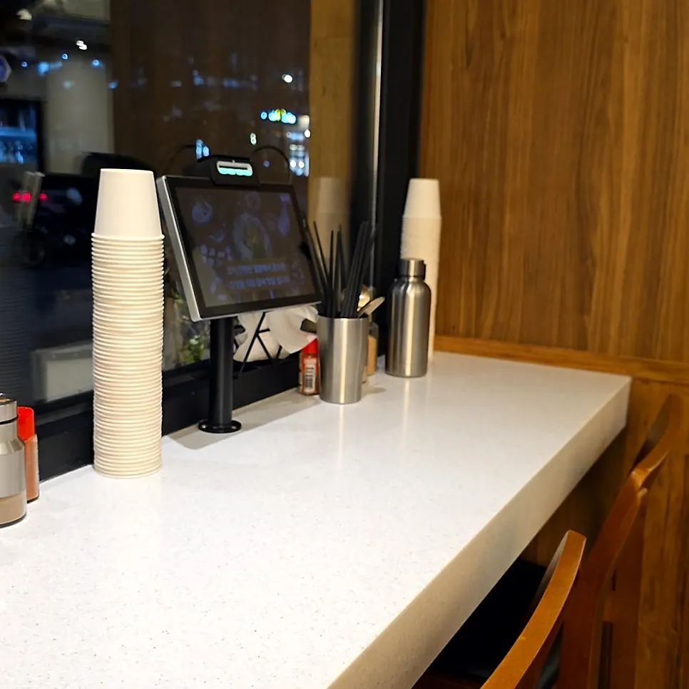 Bar seats at Kosi Seongsu Branch, great for eating alone