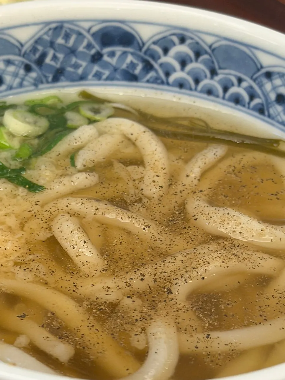 A chopstick-full of Sanuki-style fresh noodles