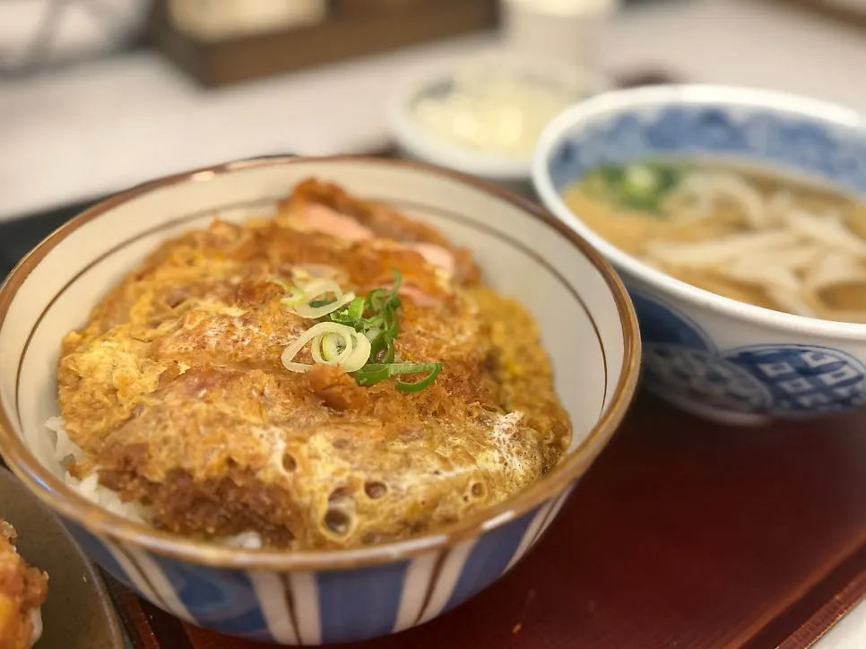 Katsudon ordered in the spicy version