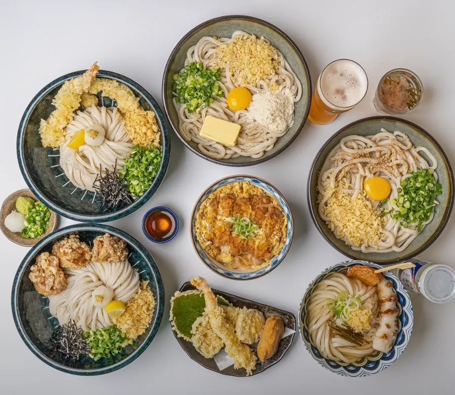 Udon menu board at Kosi Seoul National University Entrance Branch
