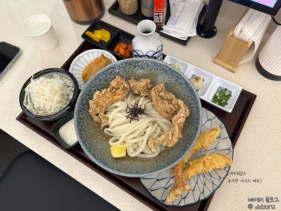 토리텐 붓가케우동 한 그릇