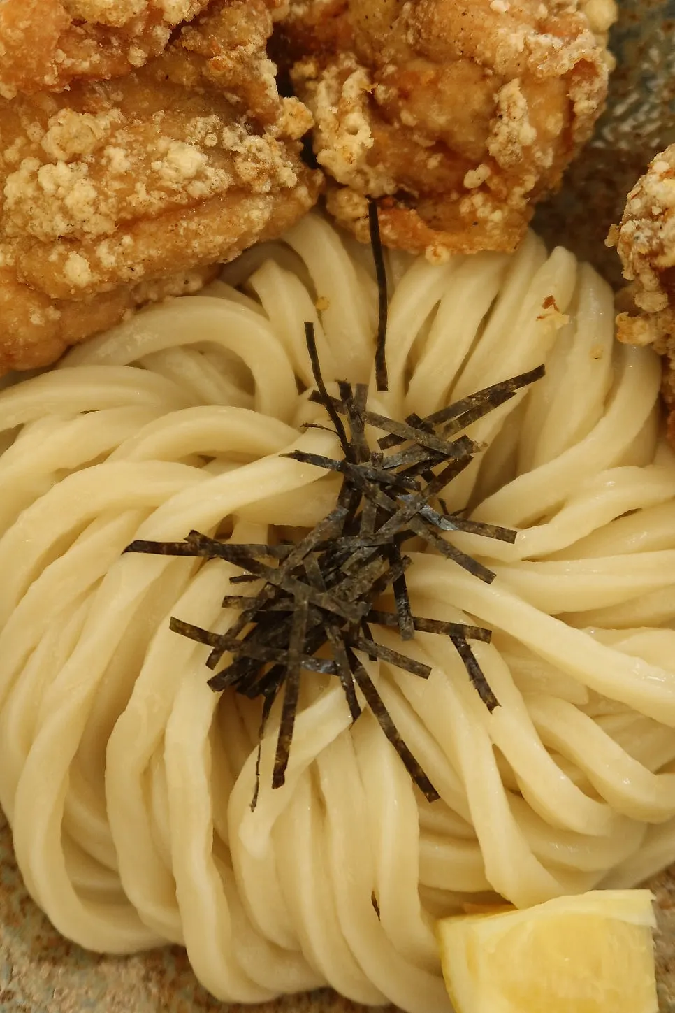 토리톤 사누키면 붓카케 우동 한 상