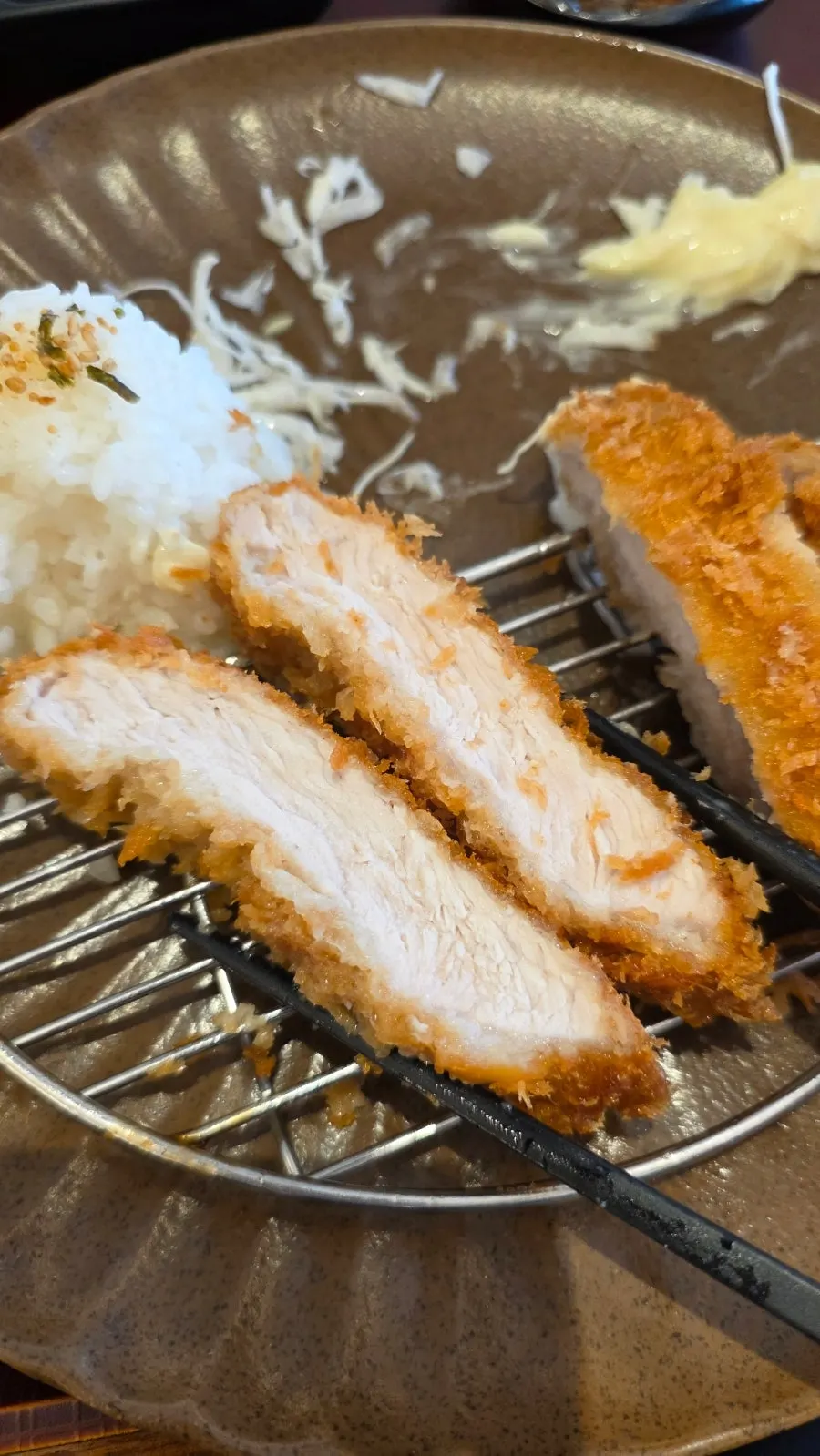 쫄깃한 면발의 카케우동 클로즈업