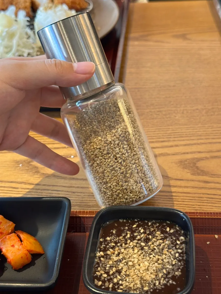 Tonkatsu plate on the table at Kosi Gyodae Branch