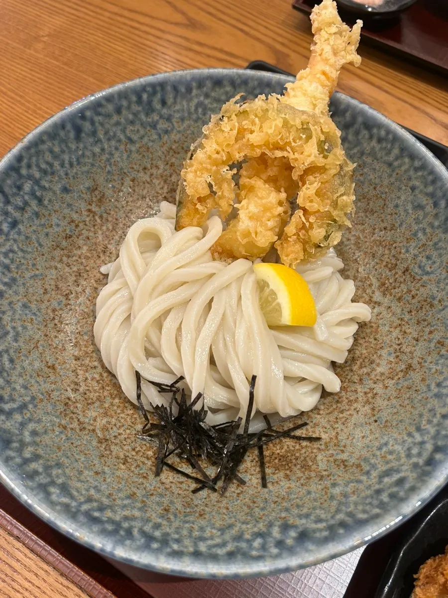 Tenbukkake udon set at Kosi Gyodae Branch