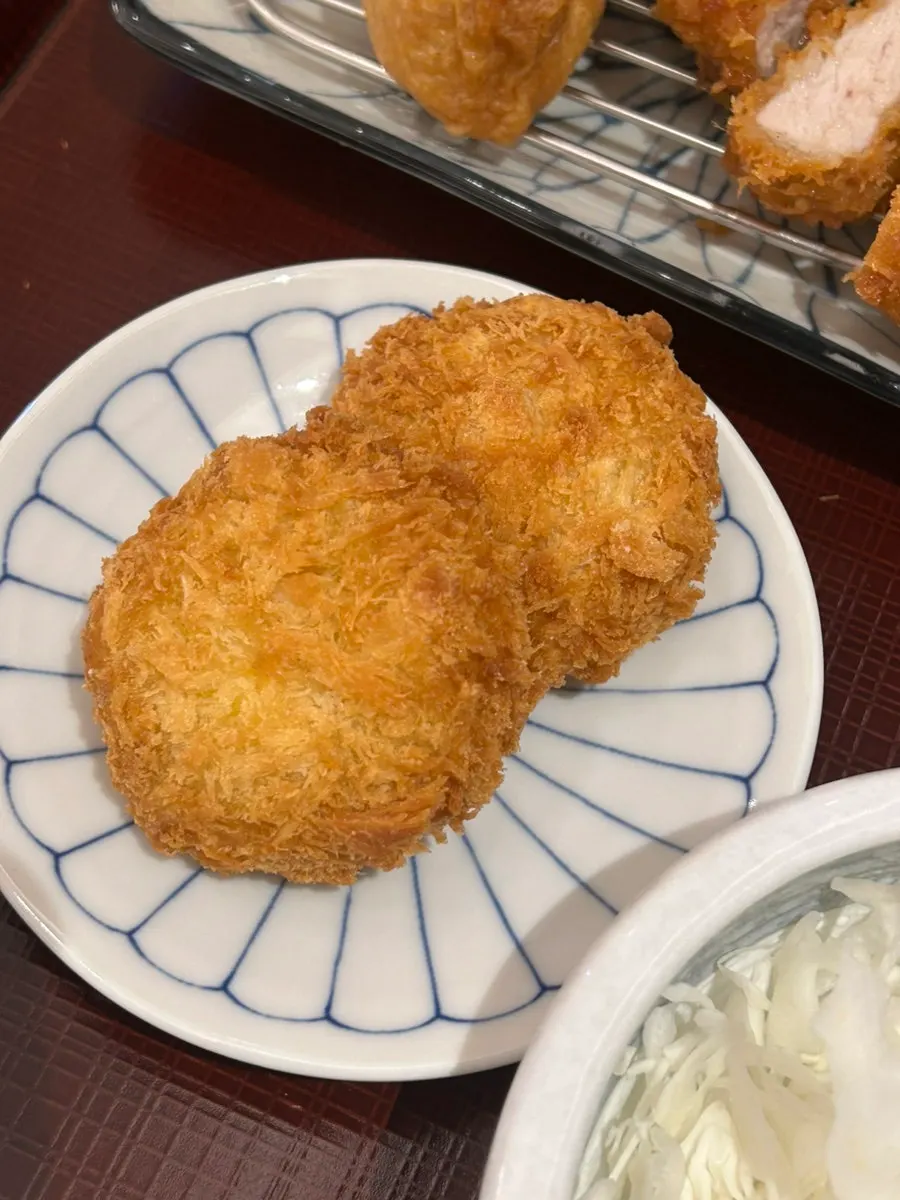 Fish cake udon broth and noodles