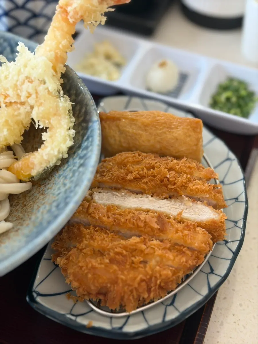 Bottled bukkake sauce served separately