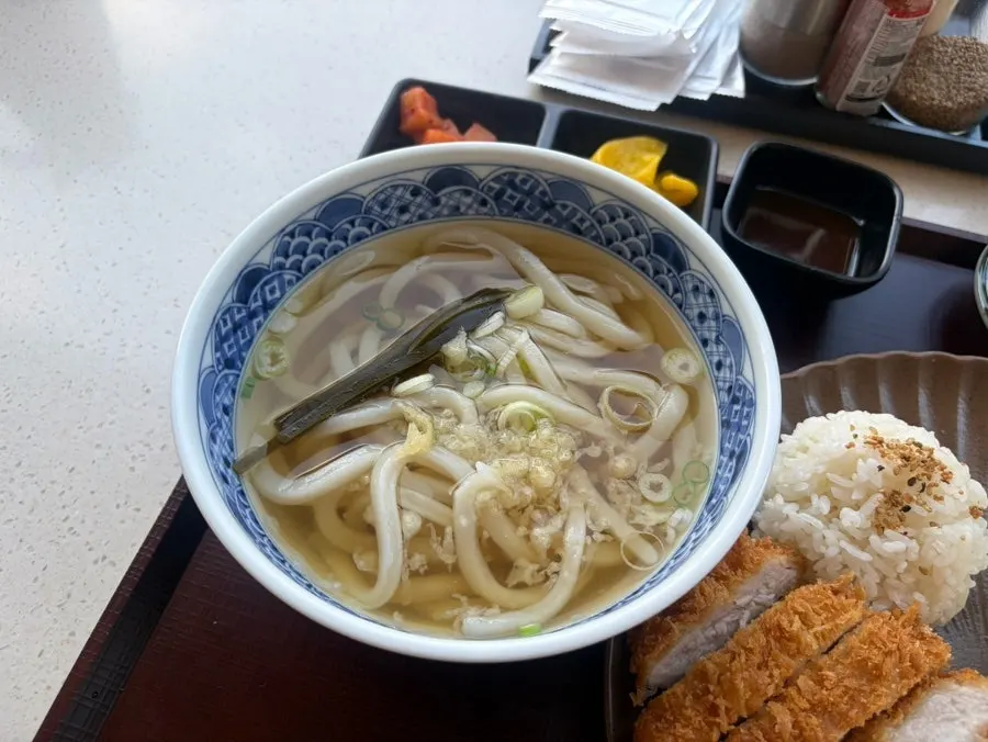 Close-up cross-section of the cheese katsu