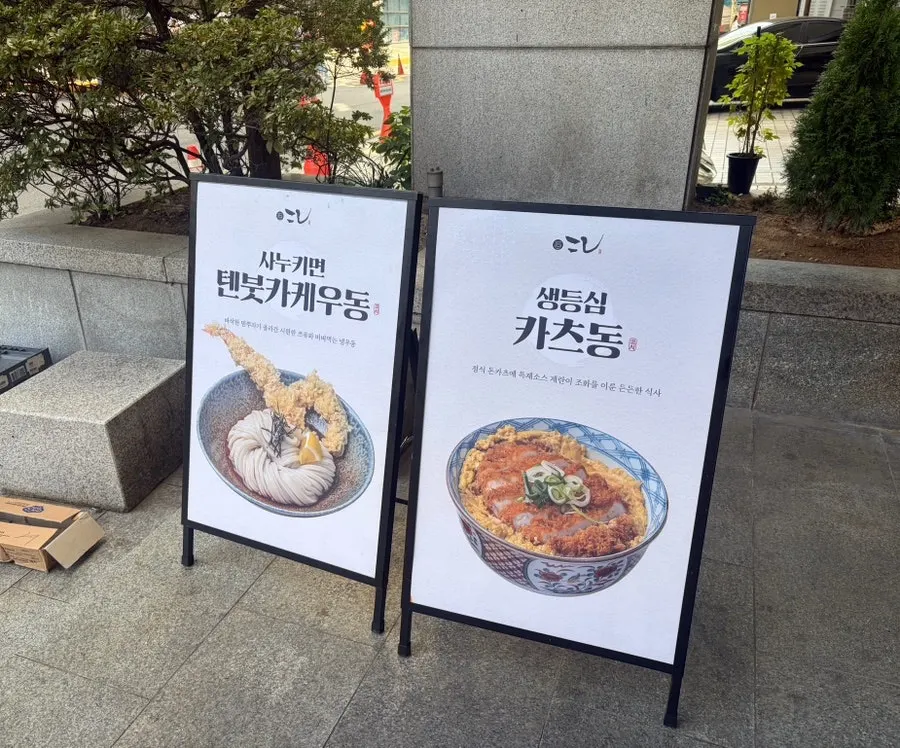 Closing photo of the solo half katsu set meal