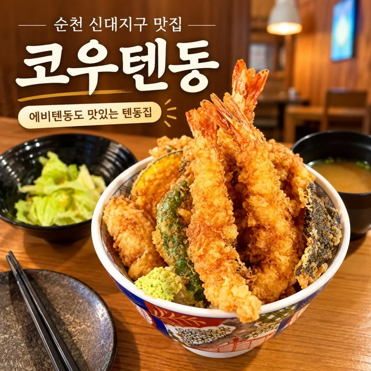 순천 신대지구 코우텐동 대표 사진