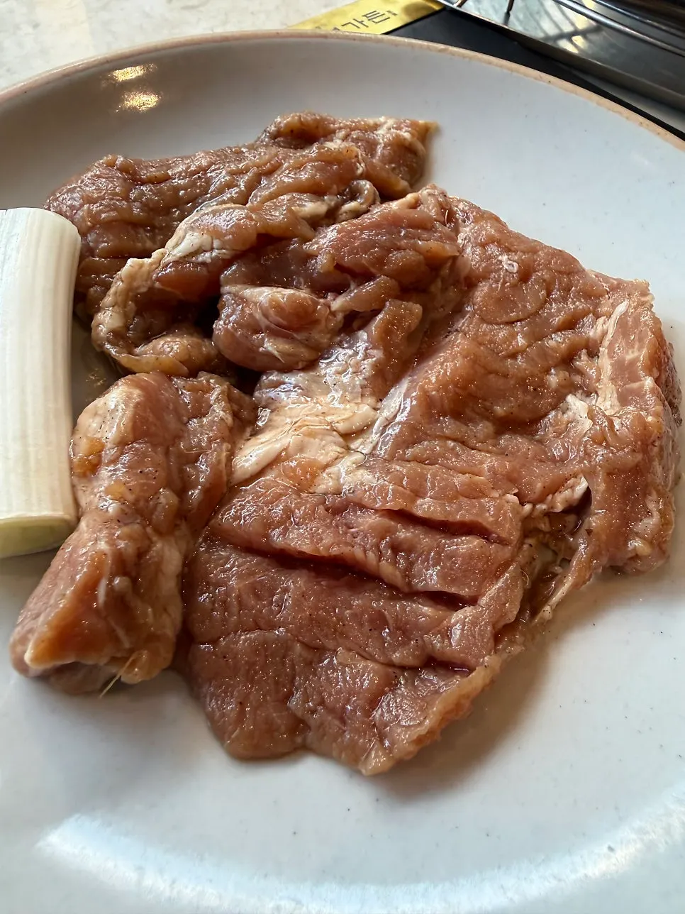 도톰한 국보 설화 양념갈비