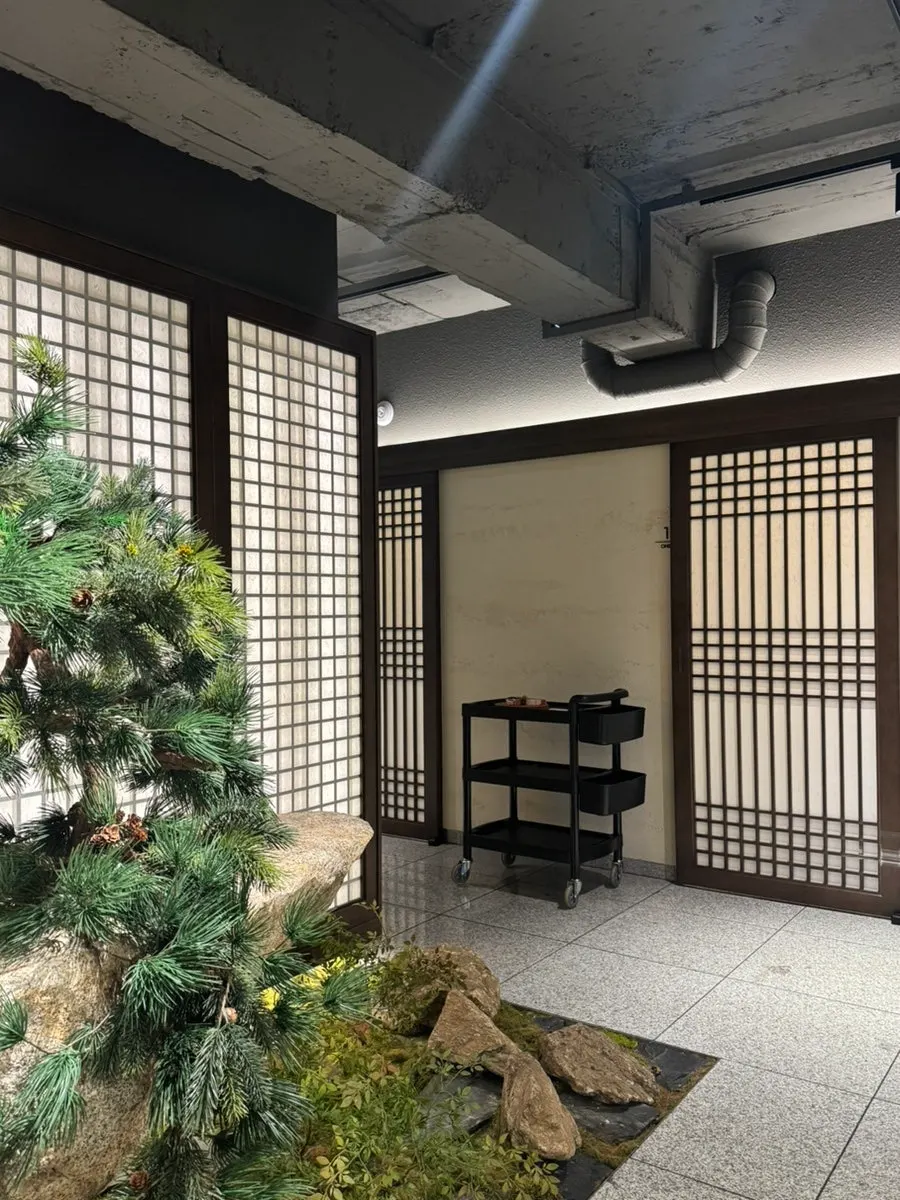 Stairway leading to the second floor at Gukbo Garden Samsung Main Branch