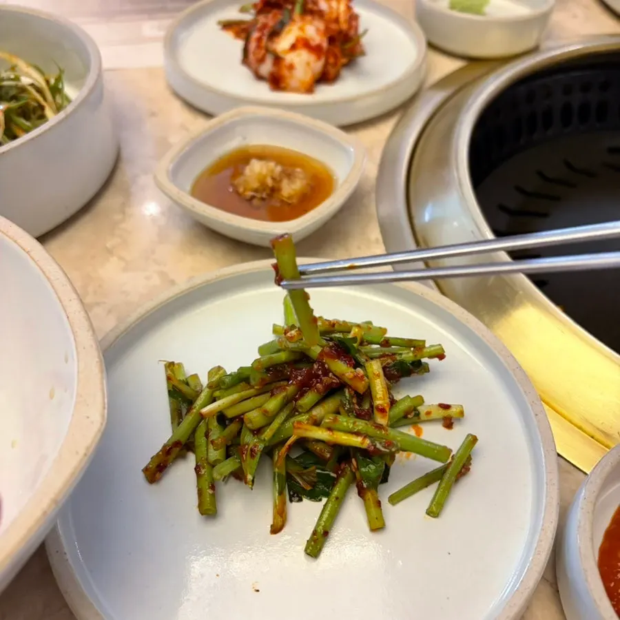 A neat spread of basic side dishes