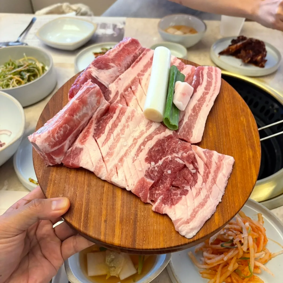 Gukbo bakpo fresh short ribs served for two on a plate