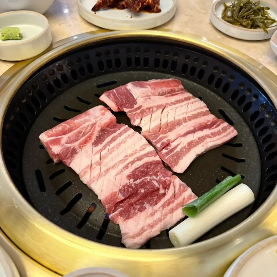 Raw bakpo fresh short ribs before grilling