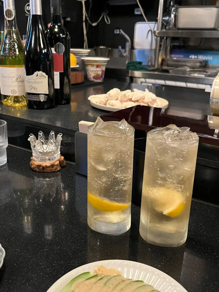 Cucumber served first after being seated