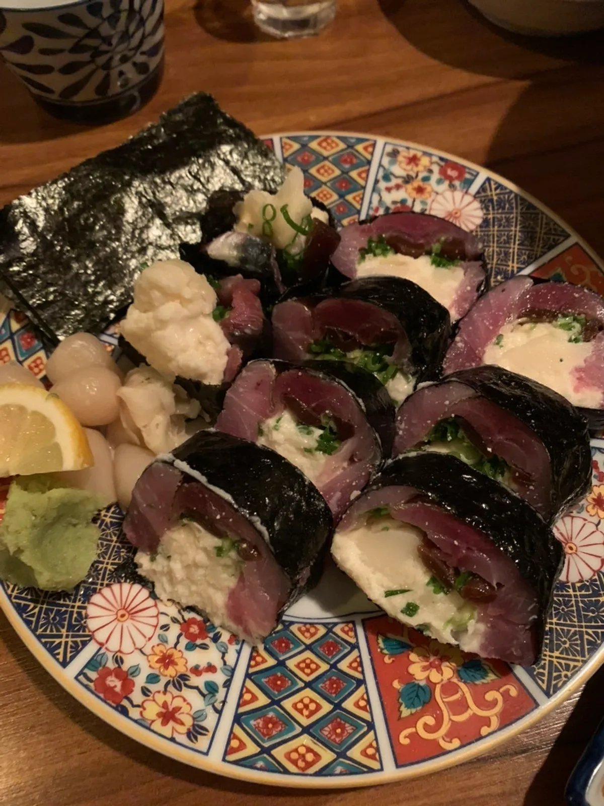クロイヤの鯖の棒寿司一皿