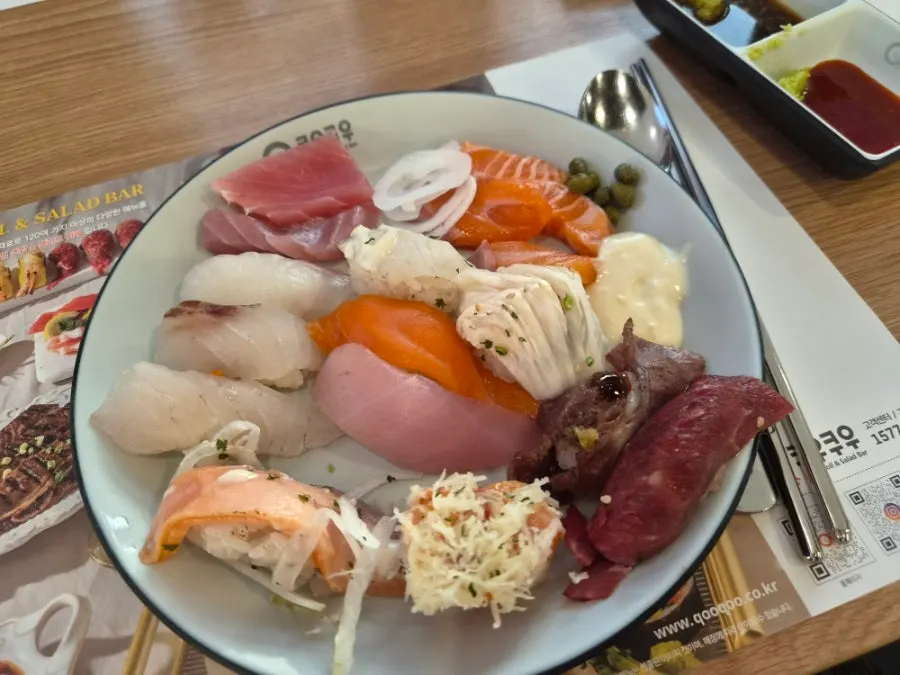 네이버 리뷰 작성 시 생맥주 무제한 안내