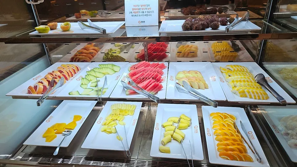Bagian buah dengan berbagai jenis