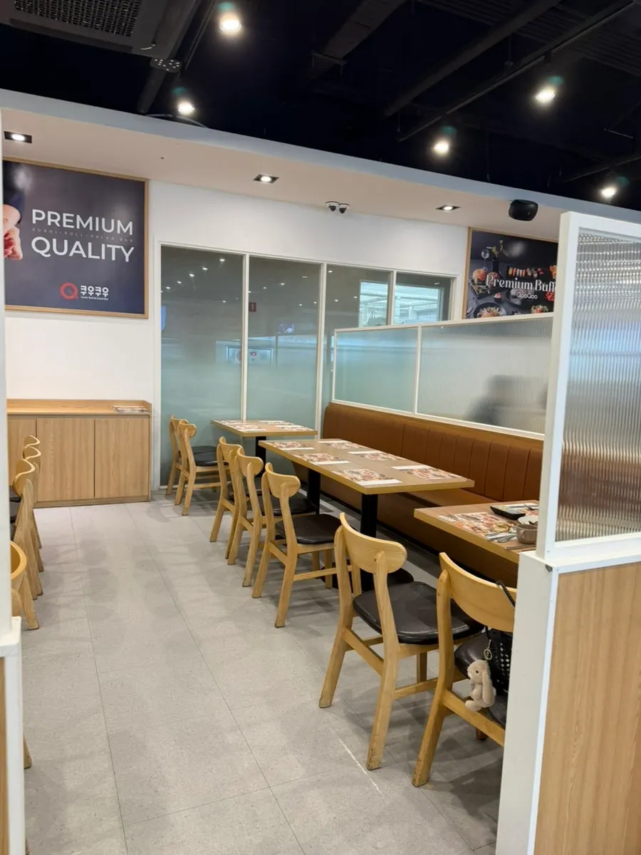쿠우쿠우 노원점 매장 안내 공간