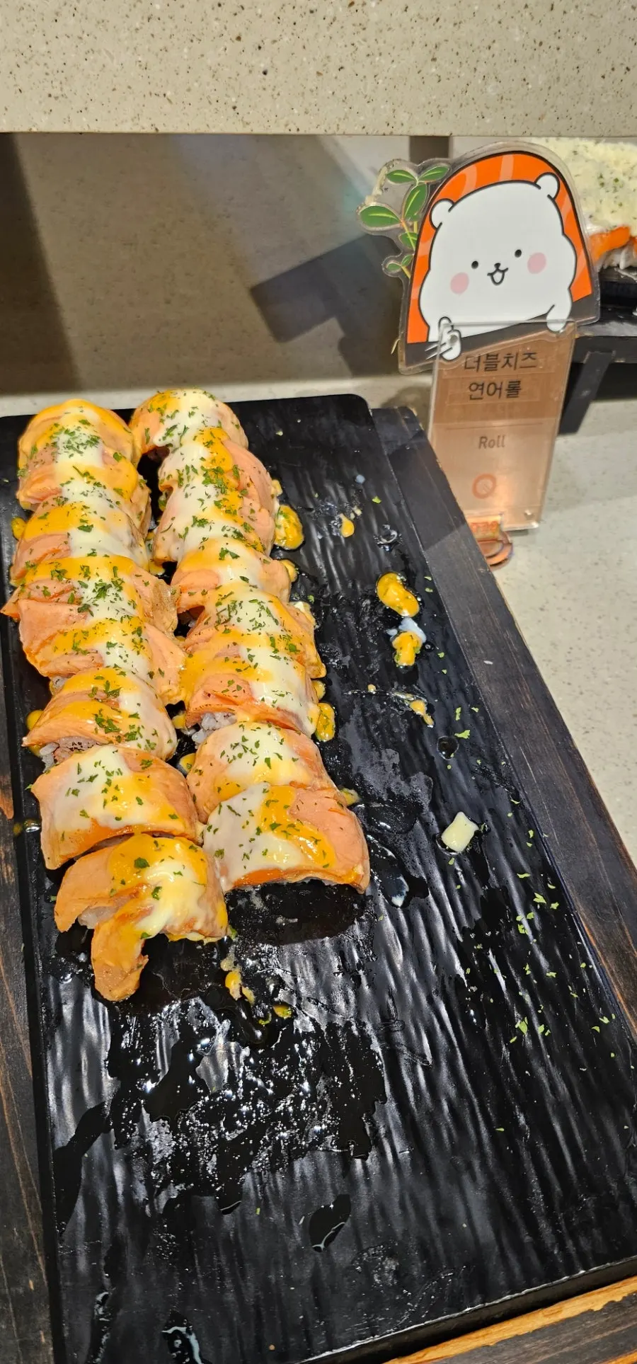 A plate of shrimp roll dishes