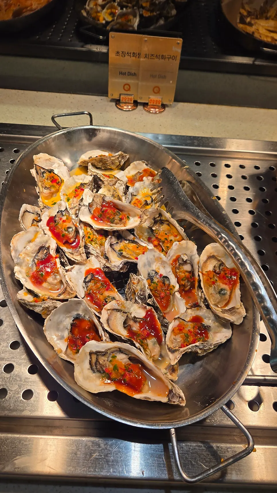 Buffet food corner at Kuu Kuu Nowon Branch