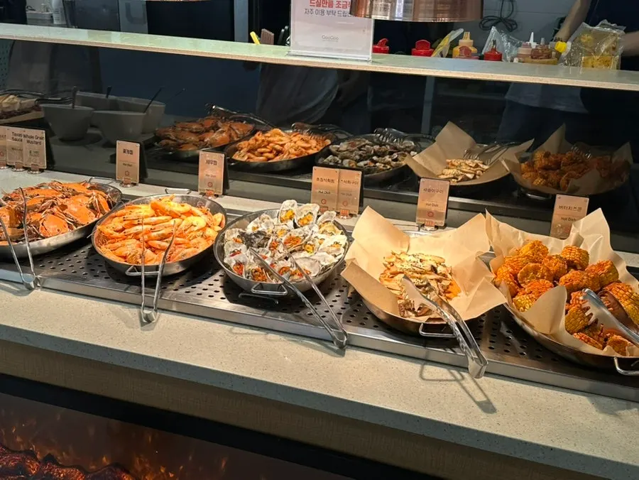 Sushi corner at Kuu Kuu Nowon Branch