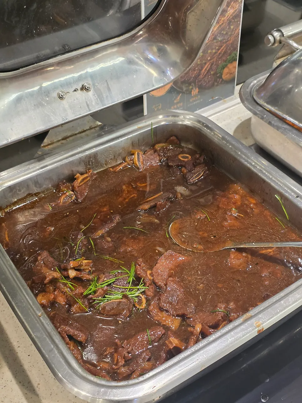 Chinese food corner with palbochae and gwabaro