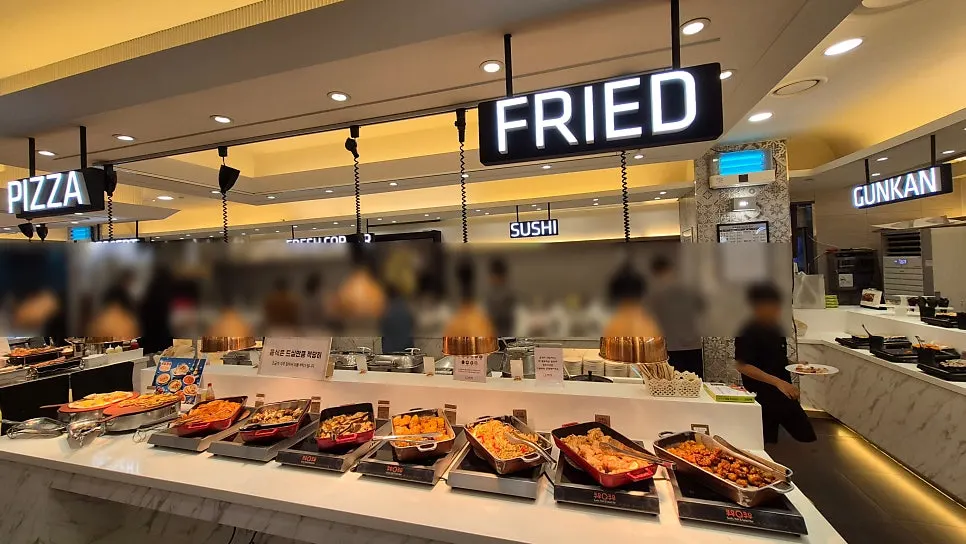 쿠우쿠우 춘천점 따뜻한 요리 코너