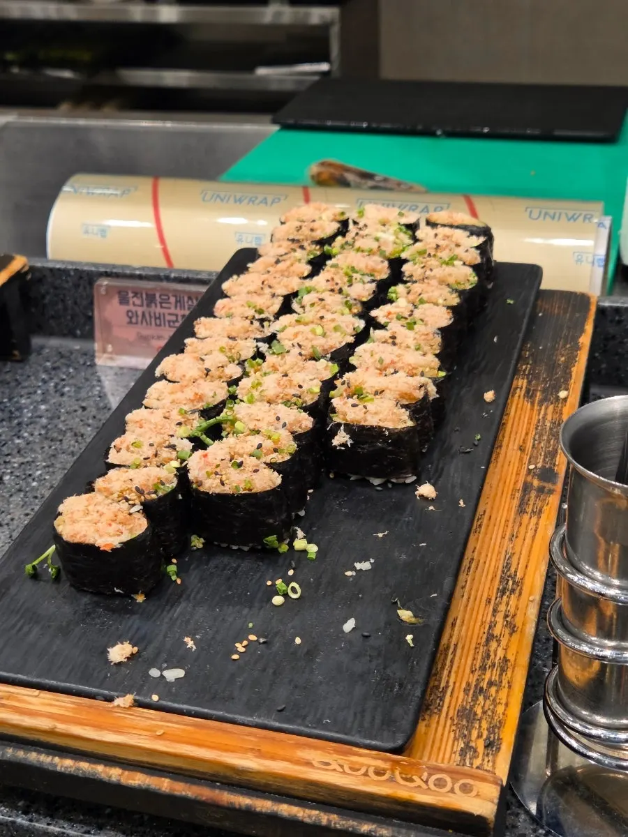 Sushi corner at KuuKuu Gold Bupyeong Branch