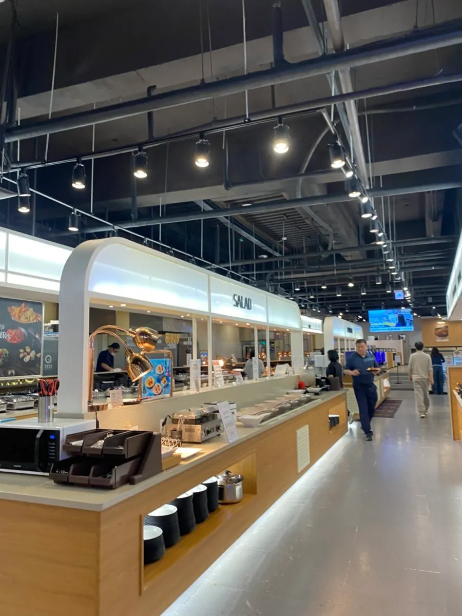 Buffet corner signage at Kuu Kuu Nowon Branch
