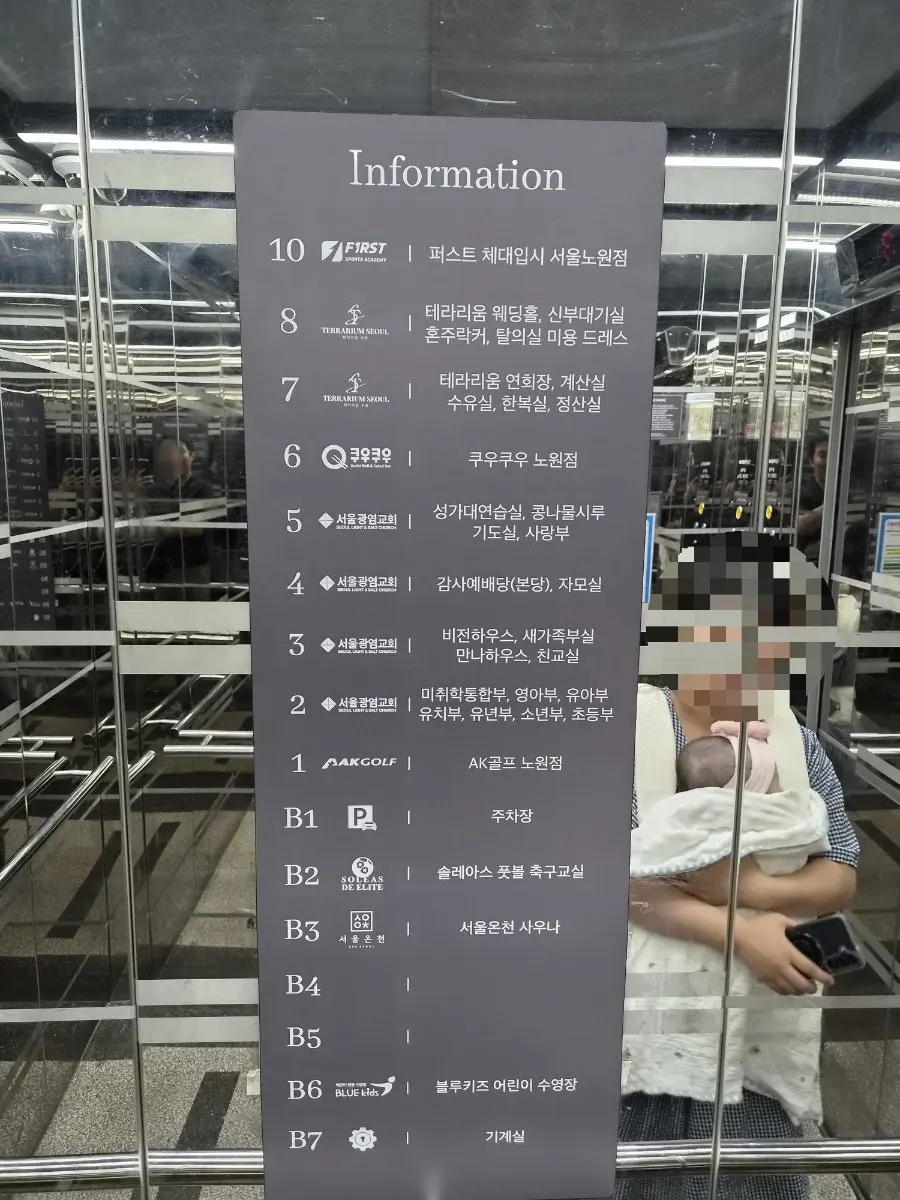 Entrance leading to Kuu Kuu Nowon Branch on the 6th floor