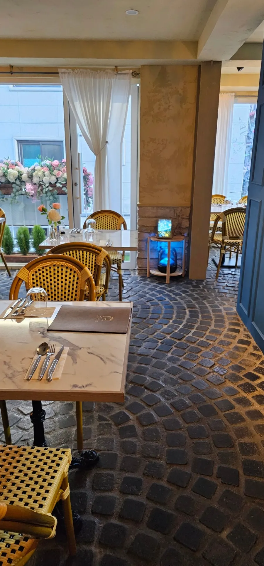 Interior details at LA RUELLE