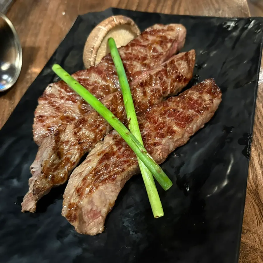 Raw snow-flake beef short rib roast served on a plate
