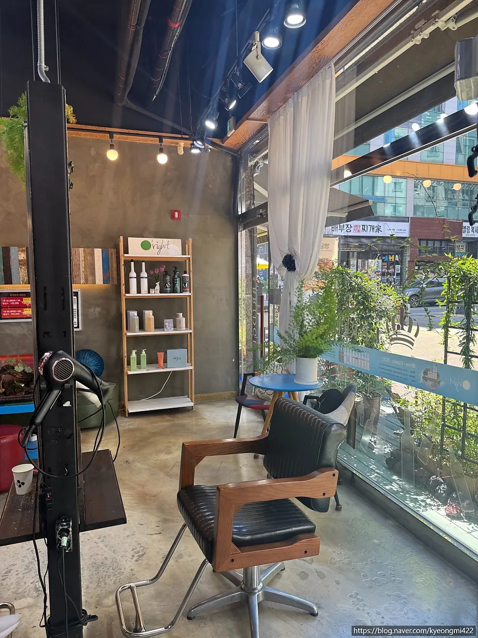 View of the storefront at La Bridge Doan