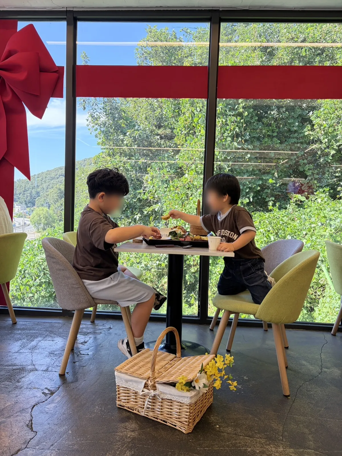 Open, airy second-floor space at La Cuesta