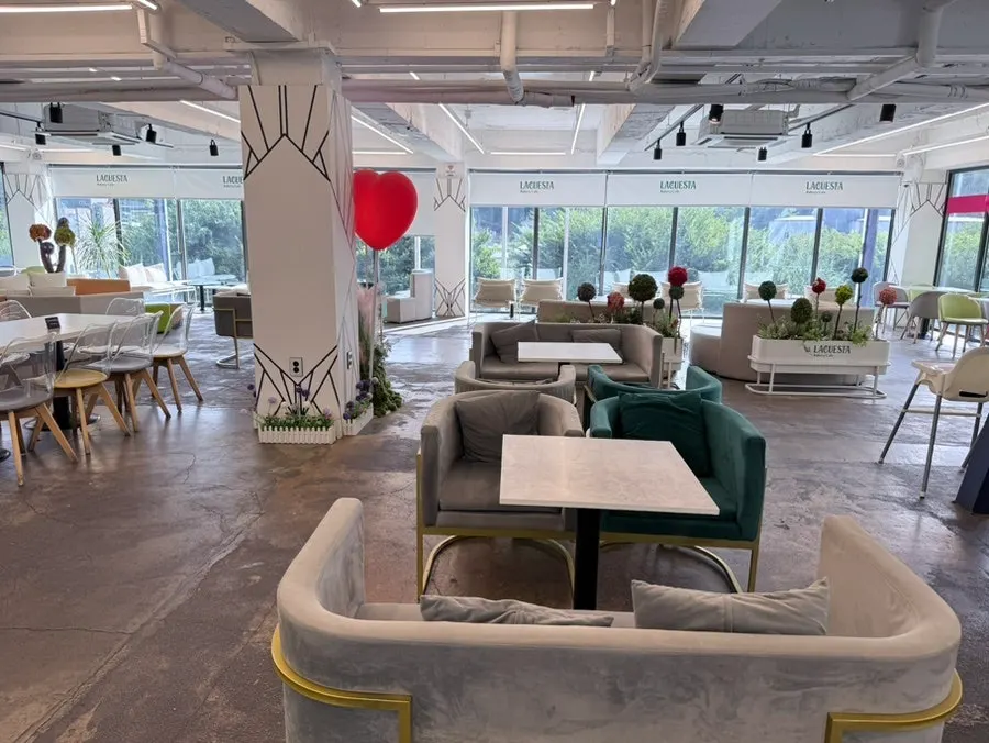 View of La Cuesta's spacious interior seating