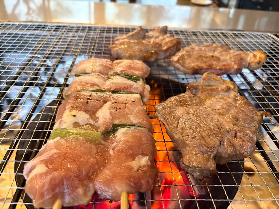 추가 구매한 냉동 닭꼬치