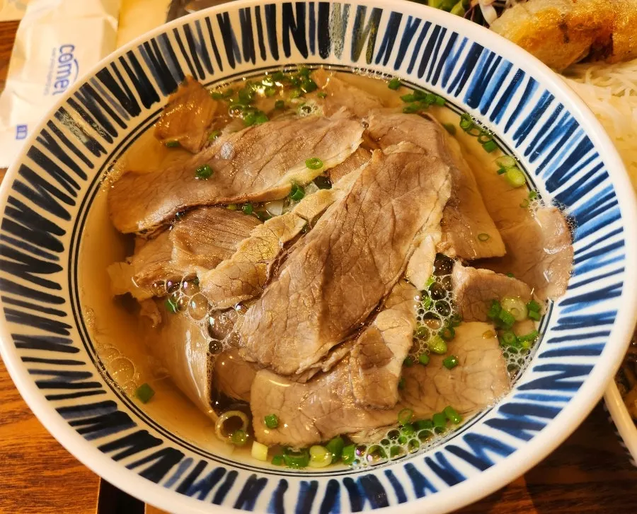Hanoi pho with 24-hour simmered broth