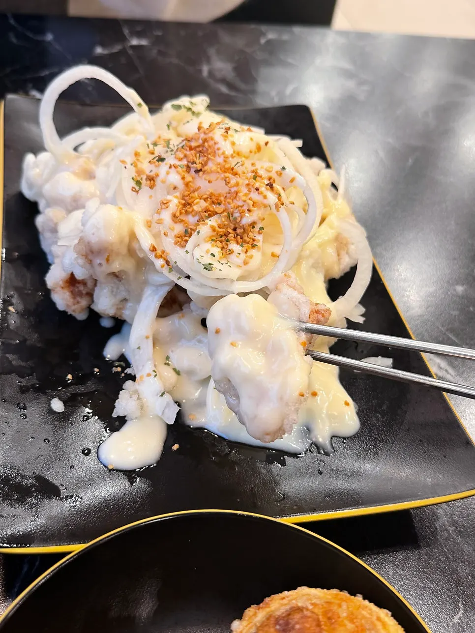 Fried king mandu received from the review event