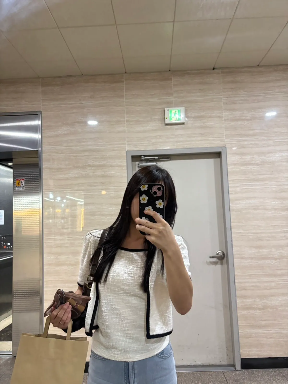 모리타 클리닉과 레이어드컷 완성 스타일 전신