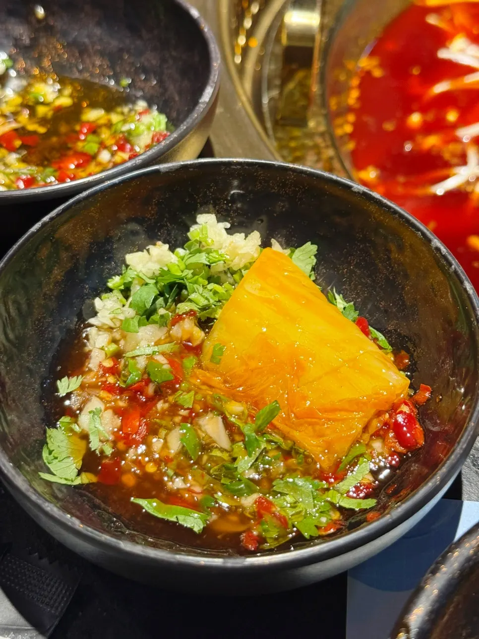 Mala hongtang pot packed full of ingredients