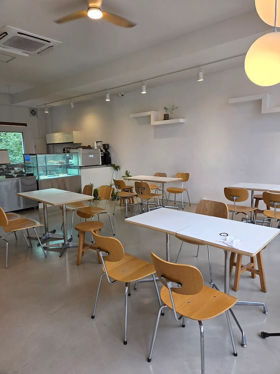 Seating area at Lapins with soft lighting