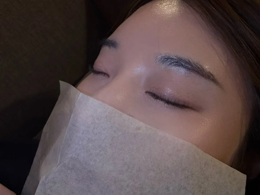 인모 CC컬 연장 완성 후 눈매