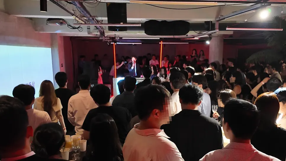 개업식 현장 전경 이미지