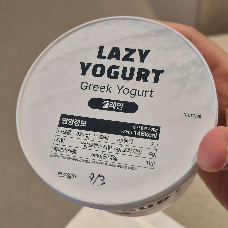 Ordered combination at Lazy Yogurt Gangnam